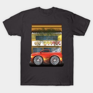 CS Cartoon Machines PickUp Truck And Garage V 2.1. T-Shirt